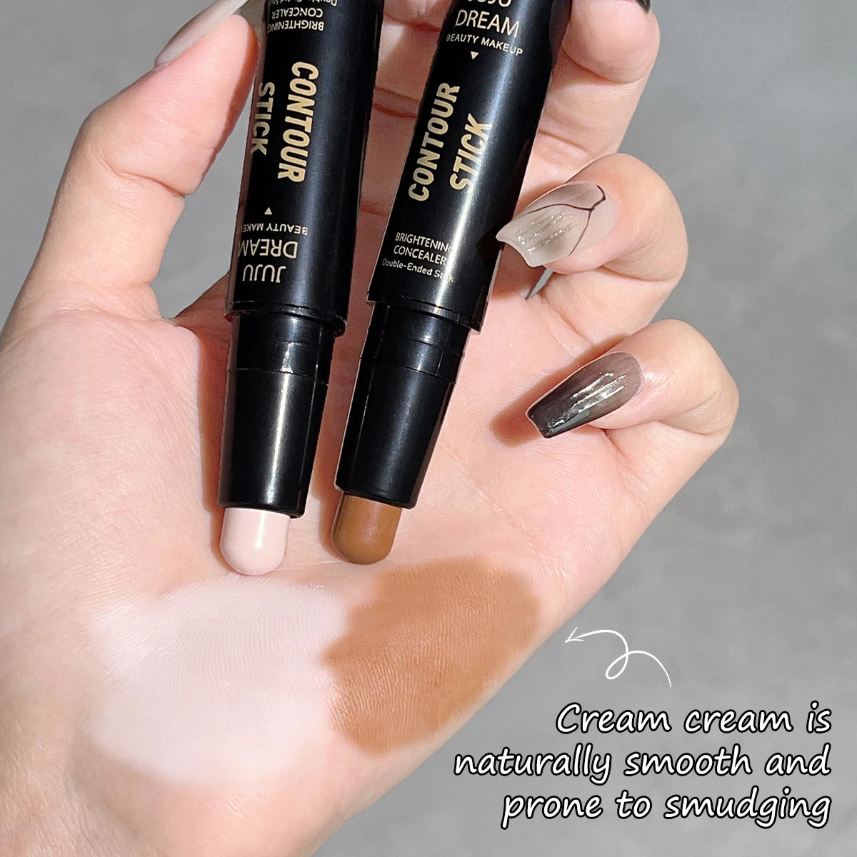 Bastão Duo Contorno e Iluminador – Acabamento Matte, Longa Duração e à Prova d’Água✨